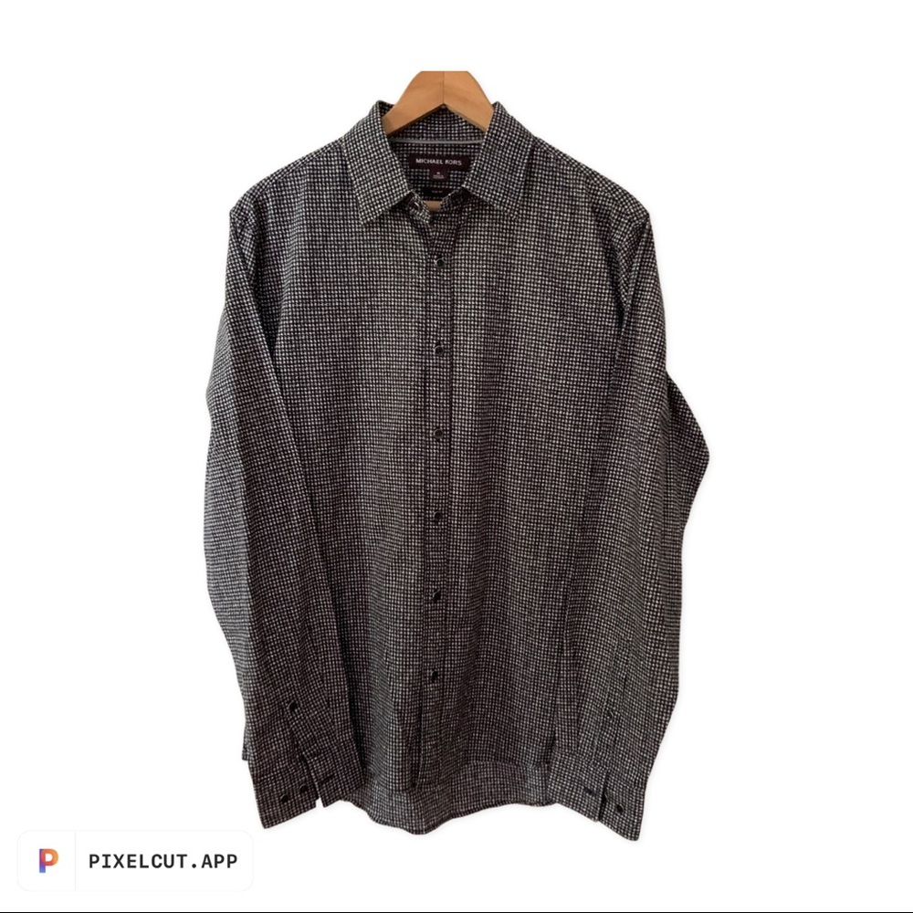 Michael Kors Men’s Casual Button Down Long a sleeve Size M Slim Fit. Like New!